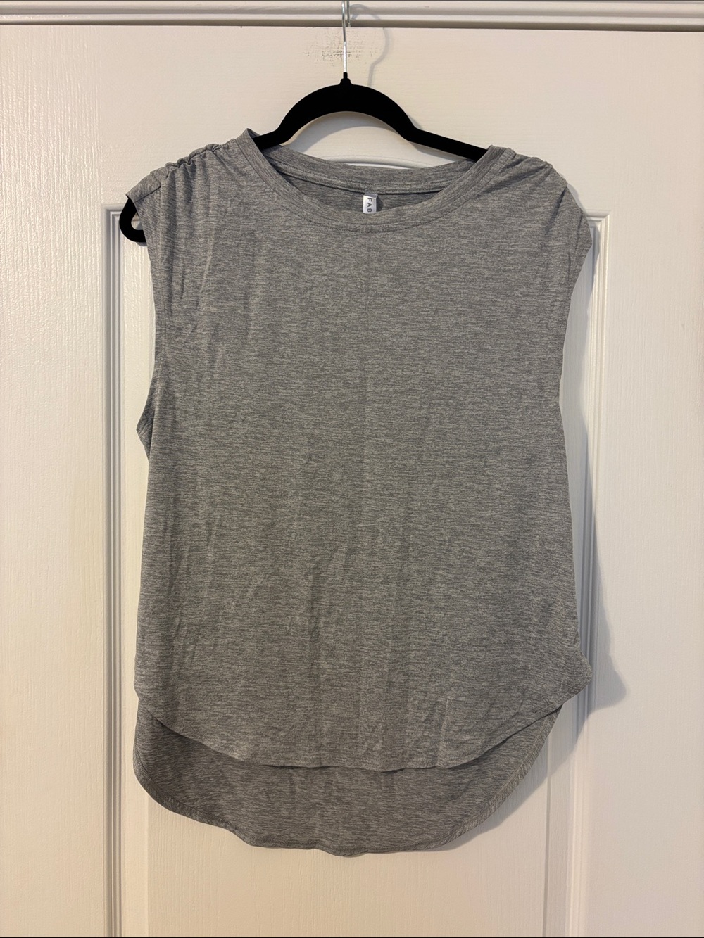 Fabletics Heather Gray Sleeveless Tank Top